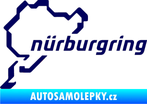 Samolepka Nurburgring tmavě modrá
