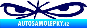 Samolepka Oči 002 levá tmavě modrá