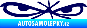Samolepka Oči 002 pravá tmavě modrá