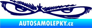Samolepka Oči 005 levá tmavě modrá