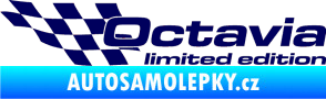 Samolepka Octavia limited edition levá tmavě modrá