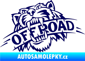 Samolepka Off Road 001  tmavě modrá