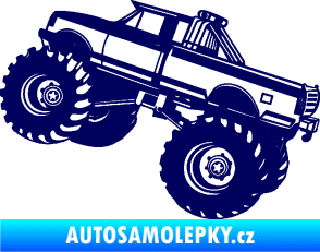 Samolepka Off Road 003 levá tmavě modrá