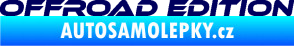 Samolepka Offroad edition 001 nápis tmavě modrá
