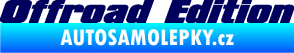 Samolepka Offroad edition 002 nápis tmavě modrá