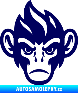 Samolepka Opičák 002 levá tmavě modrá