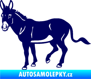 Samolepka Osel 003 levá tmavě modrá