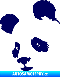 Samolepka Panda 004 levá tmavě modrá