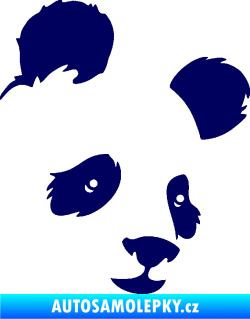 Samolepka Panda 004 pravá tmavě modrá