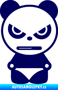 Samolepka Panda boy tmavě modrá