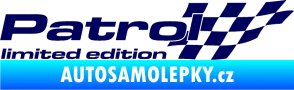 Samolepka Patrol limited edition pravá tmavě modrá