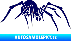Samolepka Pavouk 002 - pravá tmavě modrá