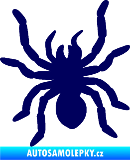 Samolepka Pavouk 014 levá tmavě modrá