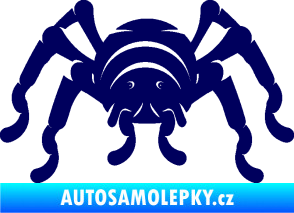 Samolepka Pavouk 018 tmavě modrá