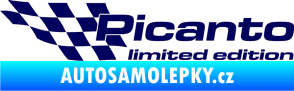 Samolepka Picanto limited edition levá tmavě modrá