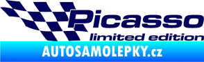 Samolepka Picasso limited edition levá tmavě modrá