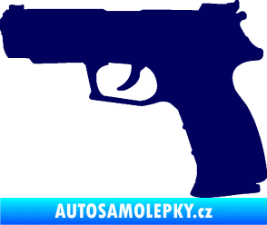 Samolepka Pistole 003 levá tmavě modrá