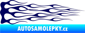 Samolepka Plameny 046 tmavě modrá