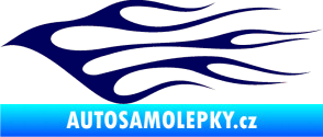 Samolepka Plameny 049 tmavě modrá