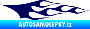 Samolepka Plameny 076 tmavě modrá
