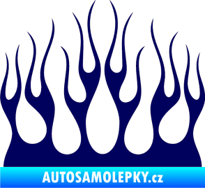 Samolepka Plameny 084 tmavě modrá