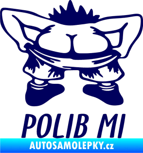 Samolepka Polib mi tmavě modrá