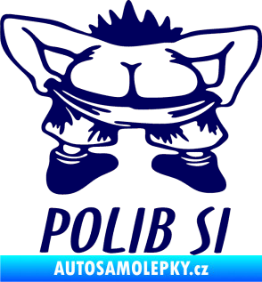 Samolepka Polib si tmavě modrá