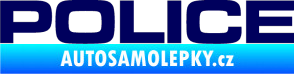 Samolepka Police tmavě modrá