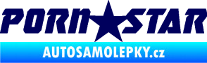 Samolepka Porn star  tmavě modrá
