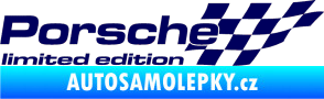 Samolepka Porsche limited edition pravá tmavě modrá