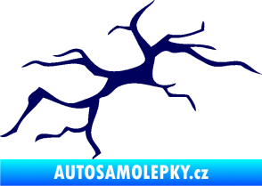 Samolepka Prasklina 001 tmavě modrá