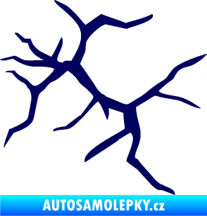 Samolepka Prasklina 007 tmavě modrá