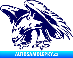 Samolepka Predators 001 levá orel tmavě modrá
