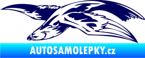 Samolepka Predators 032 levá tmavě modrá