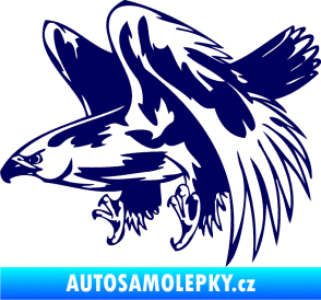 Samolepka Predators 034 levá tmavě modrá