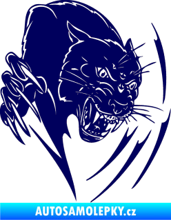 Samolepka Predators 111 pravá puma tmavě modrá