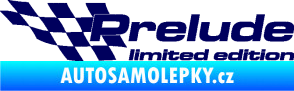 Samolepka Prelude limited edition levá tmavě modrá