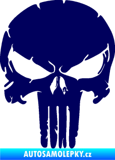 Samolepka Punisher 004 tmavě modrá