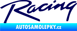 Samolepka Racing 003 tmavě modrá