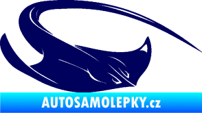 Samolepka Rejnok 002 pravá tmavě modrá