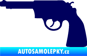 Samolepka Revolver 002 levá tmavě modrá