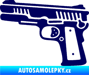 Samolepka Revolver 003 levá tmavě modrá