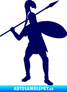 Samolepka Římský voják pravá tmavě modrá
