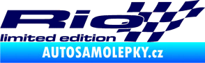 Samolepka Rio limited edition pravá tmavě modrá
