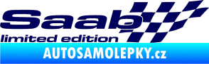 Samolepka Saab limited edition pravá tmavě modrá