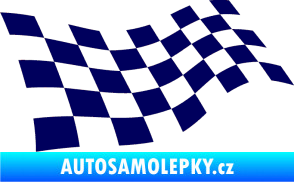 Samolepka Šachovnice 013 tmavě modrá