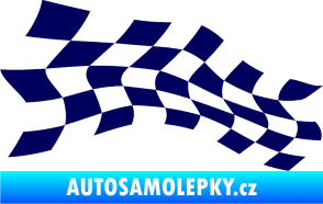 Samolepka Šachovnice 019 tmavě modrá
