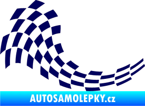 Samolepka Šachovnice 027 tmavě modrá