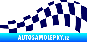 Samolepka Šachovnice 045 tmavě modrá