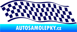 Samolepka Šachovnice 057 tmavě modrá
